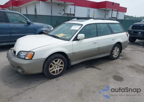 2001 Subaru Outback Limited из США, поврежденный, VIN 4S3BH686517602205